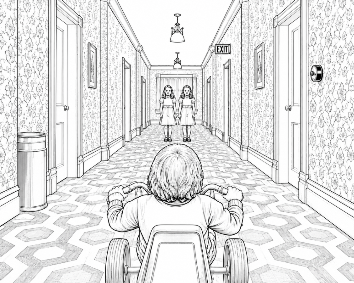 The Haunted Hotel Hallway