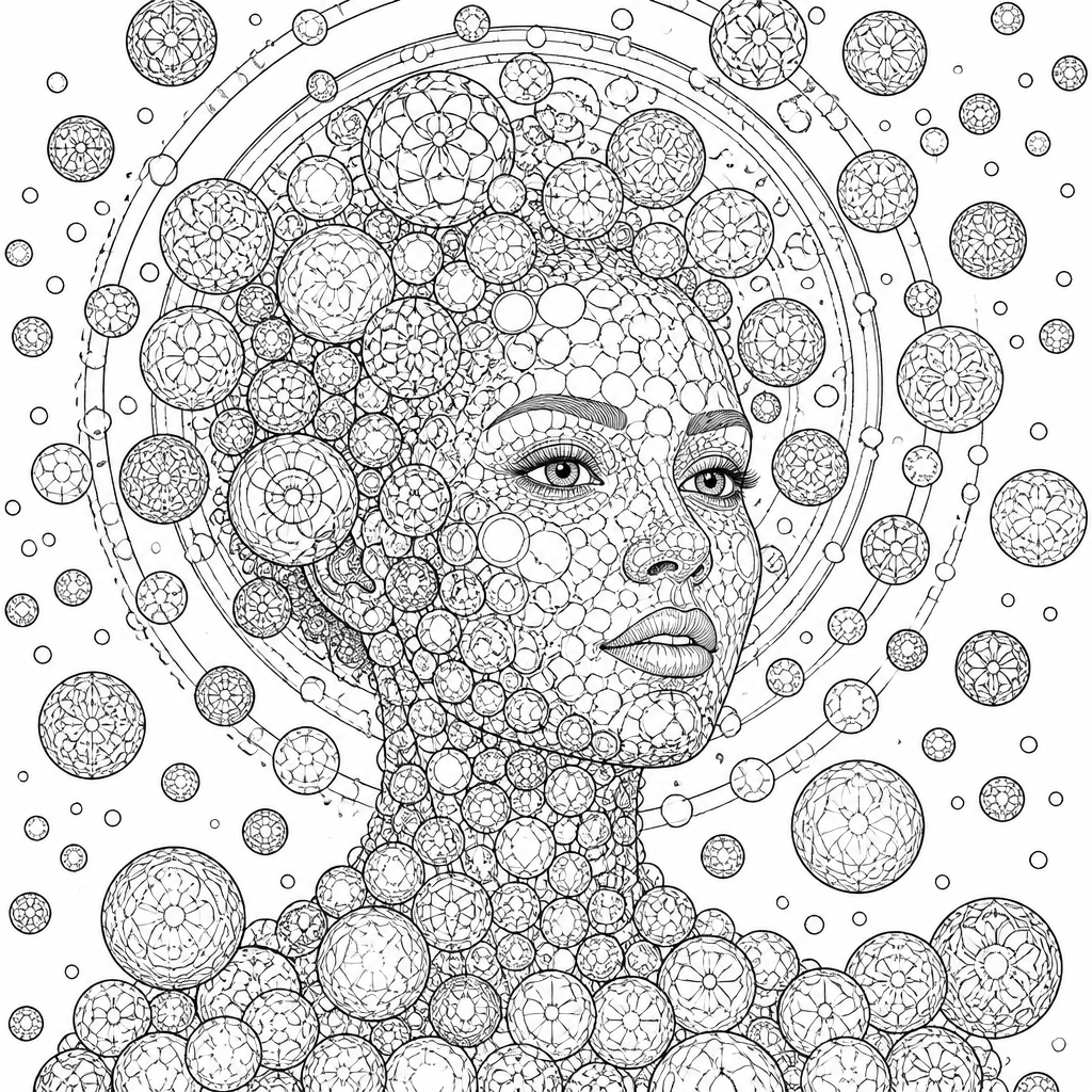 Woman of Spheres (after Dalí)
