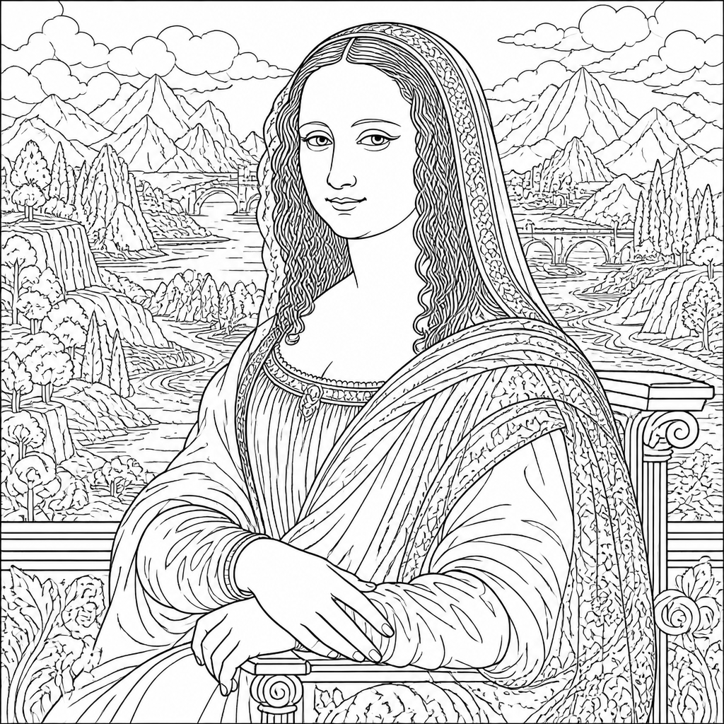 The Enigmatic Smile (after da Vinci)