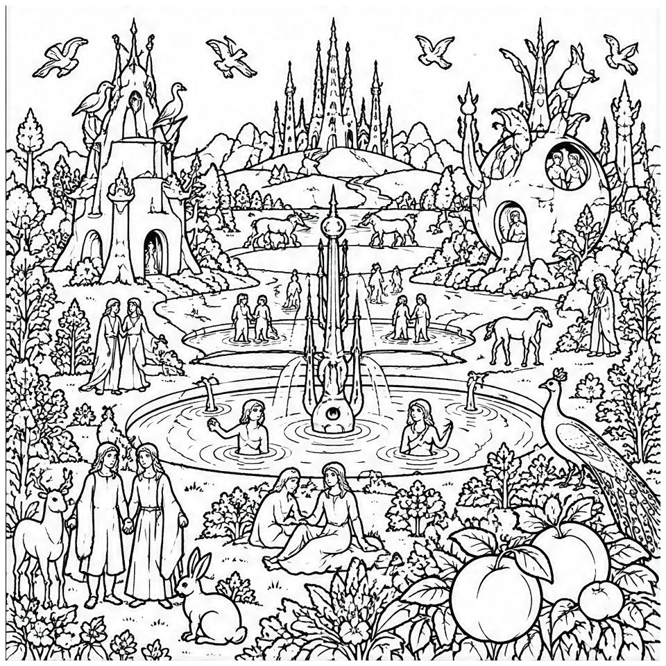 The Garden of Earthly Delights (after Bosch)