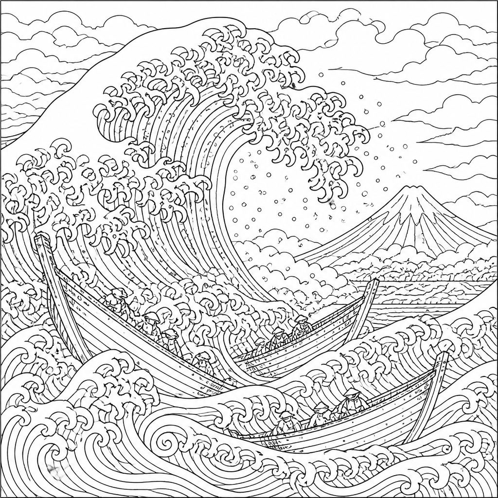 The Great Wave (after Hokusai)