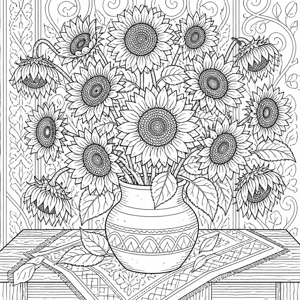 Sunflowers (after van Gogh)