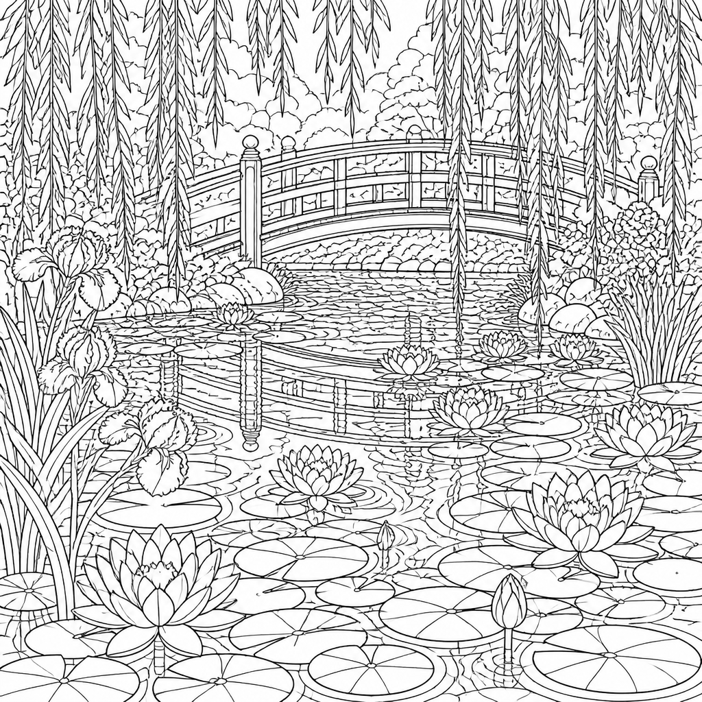 The Water Lily Pond (after Monet)
