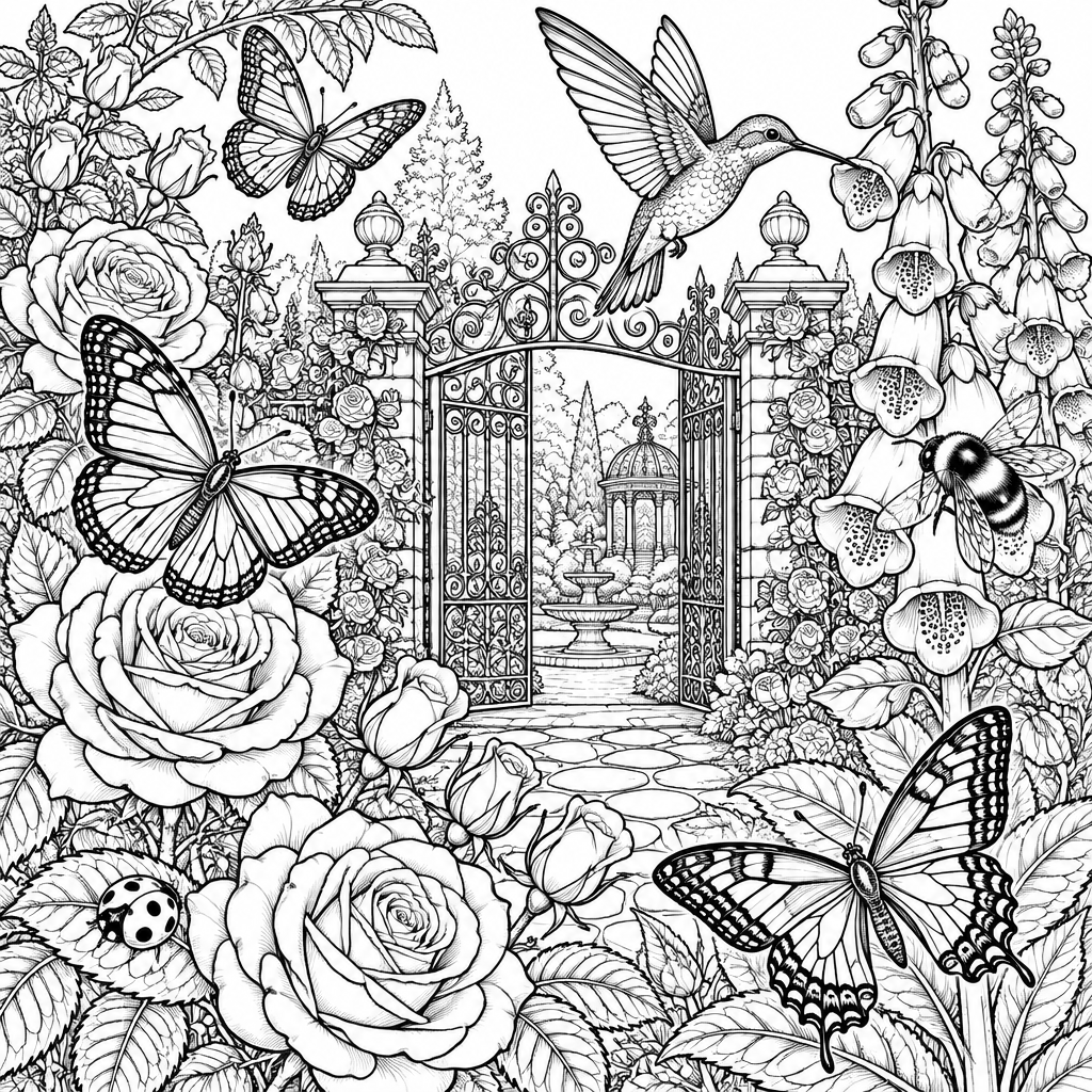 Victorian Winged Garden