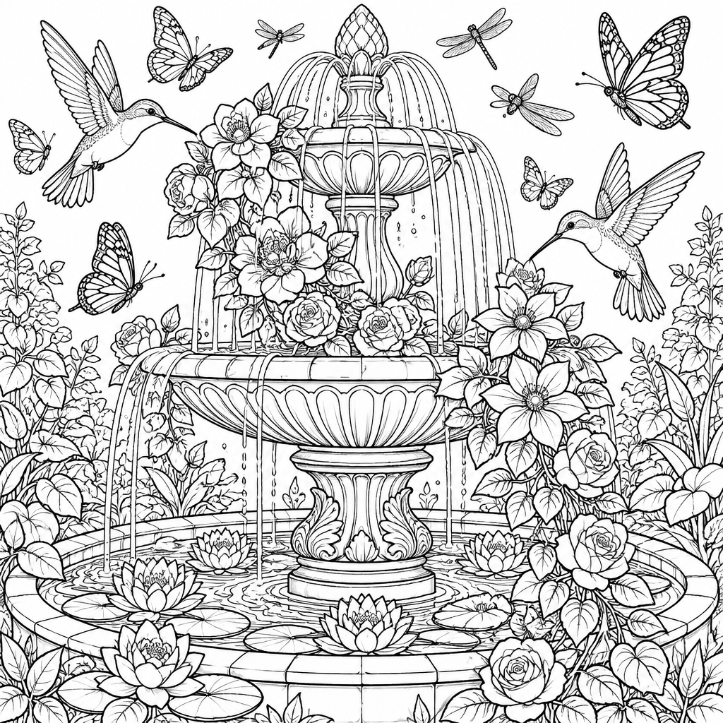 Fountain of Fluttering Wings