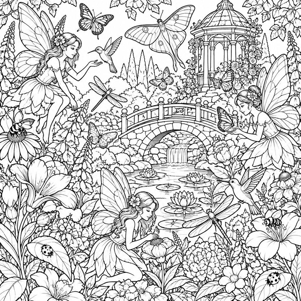 Enchanted Winged Garden