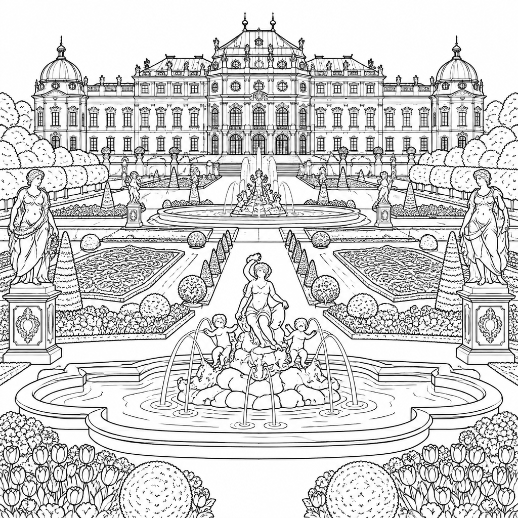 Vienna Belvedere Gardens