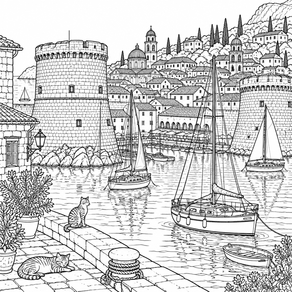 Dubrovnik Old Harbor