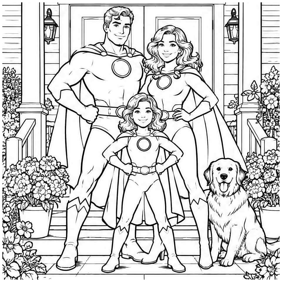 Porch Family Portrait
