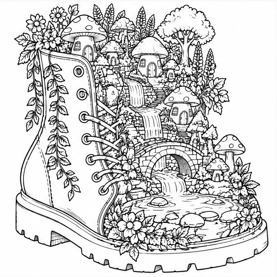 Garden Boot Village