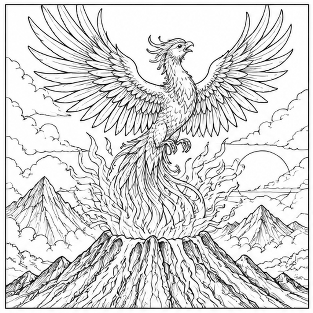 Phoenix over the Volcano