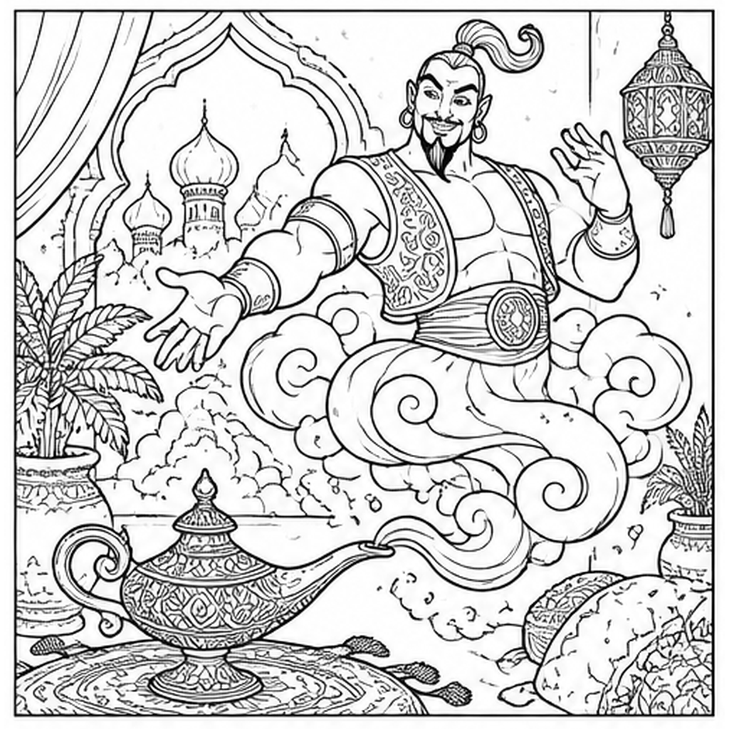 Genie of the Golden Lamp