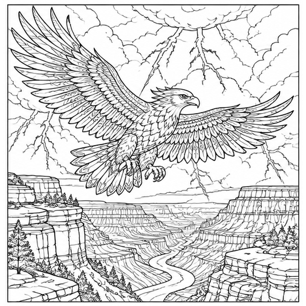 Thunderbird over the Canyon