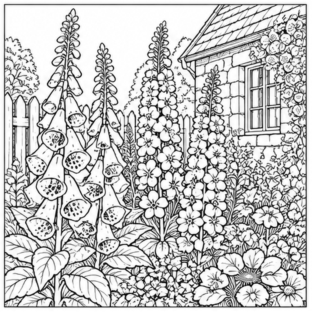 Foxglove Cottage Border