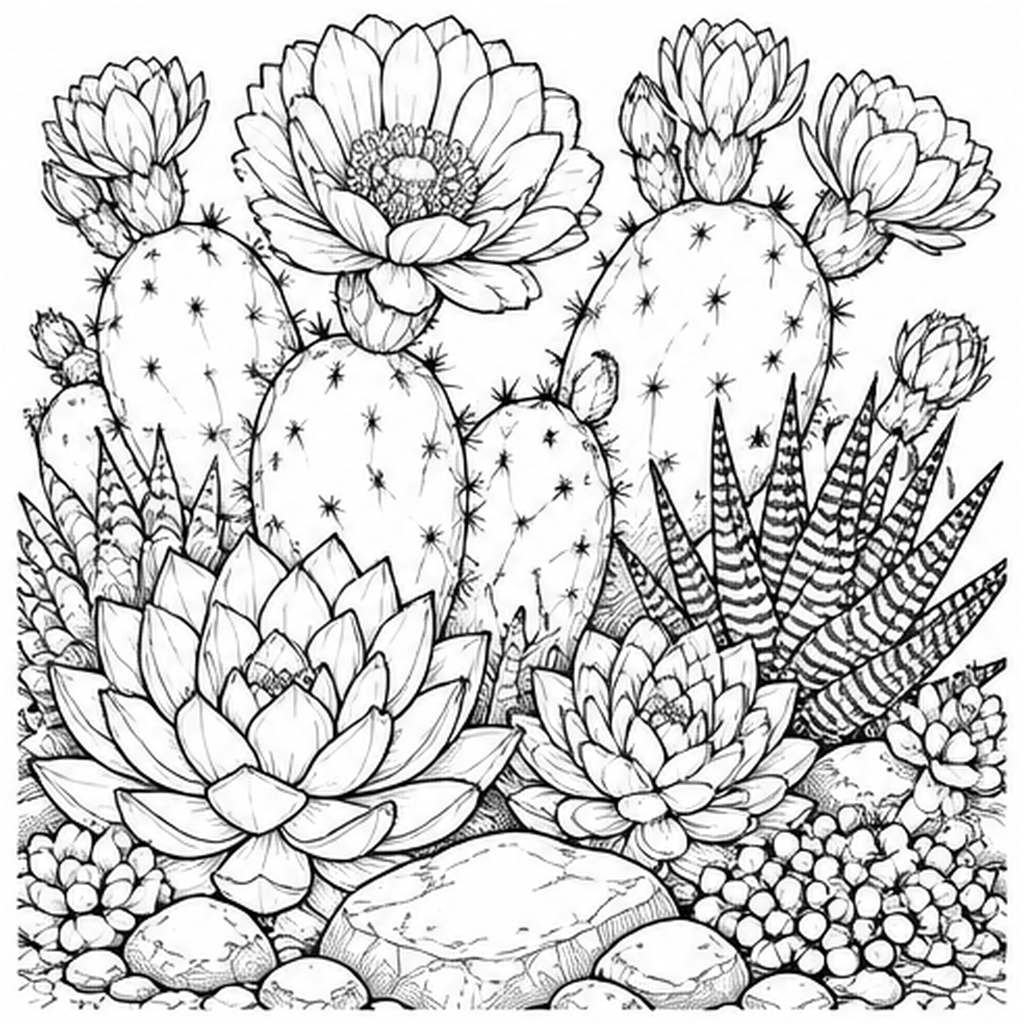 Cactus Blossom Succulents