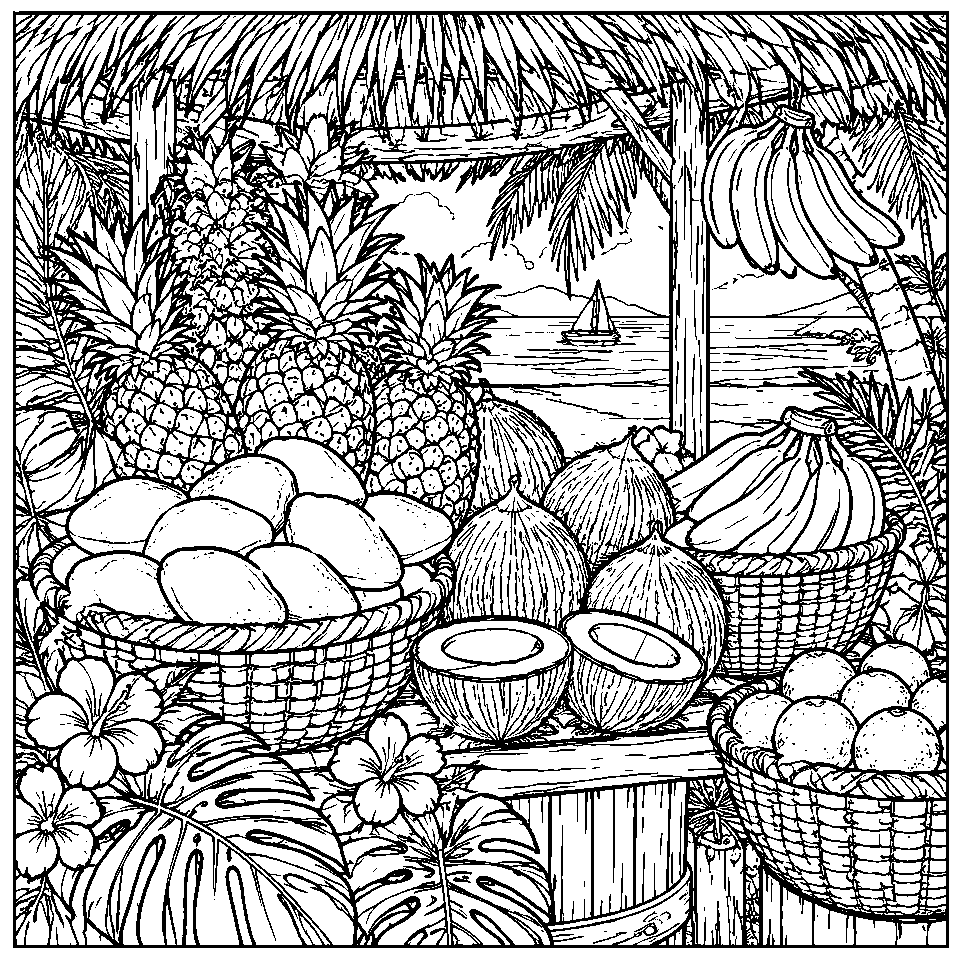 Tropical Fruit Stand