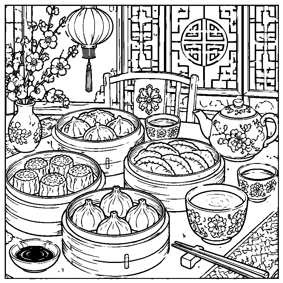 Dim Sum Table