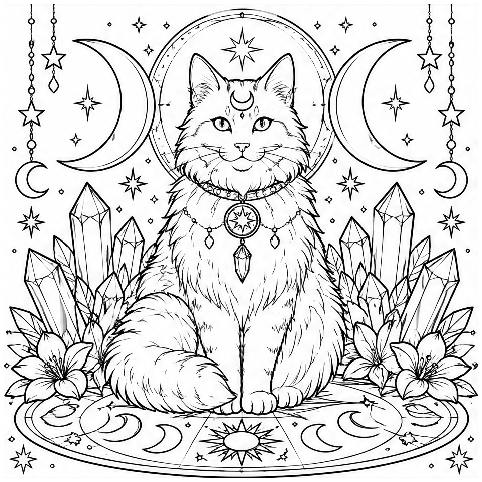 Moonlit Cat