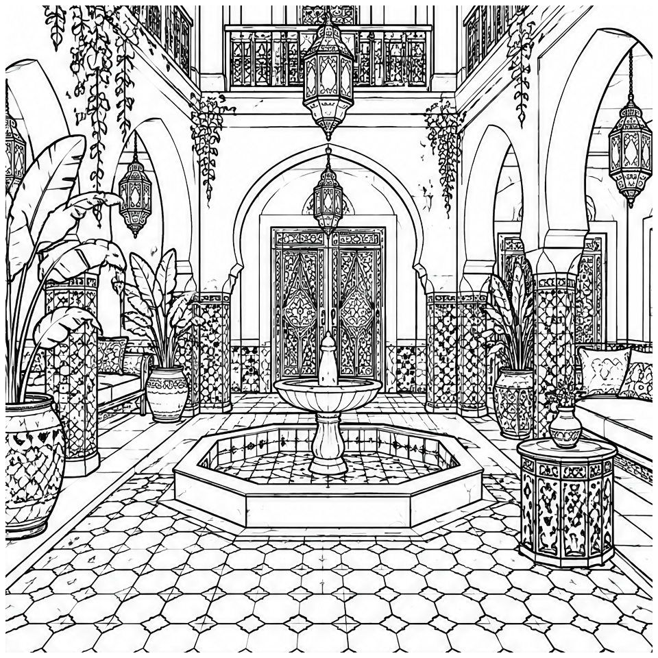 Riad Courtyard