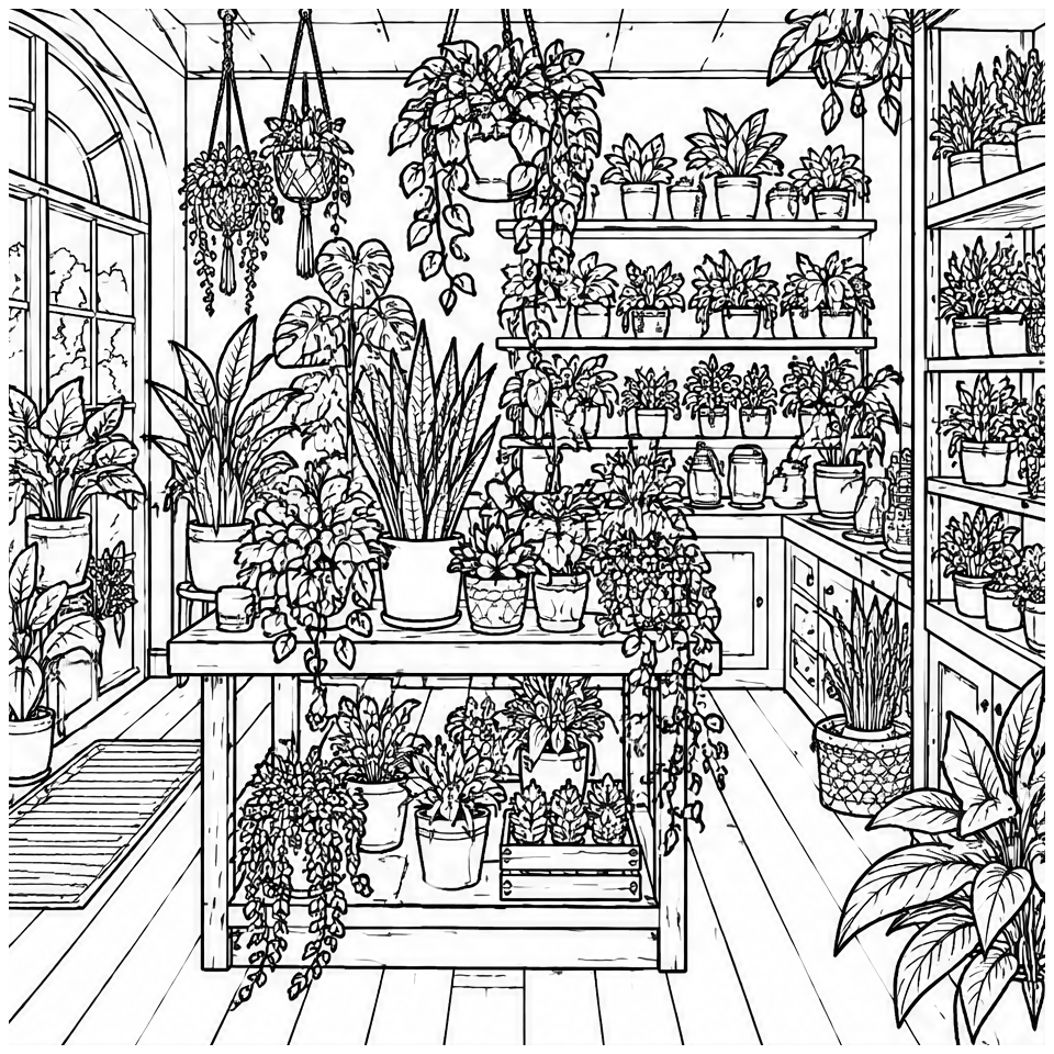Plant Shop Shelves