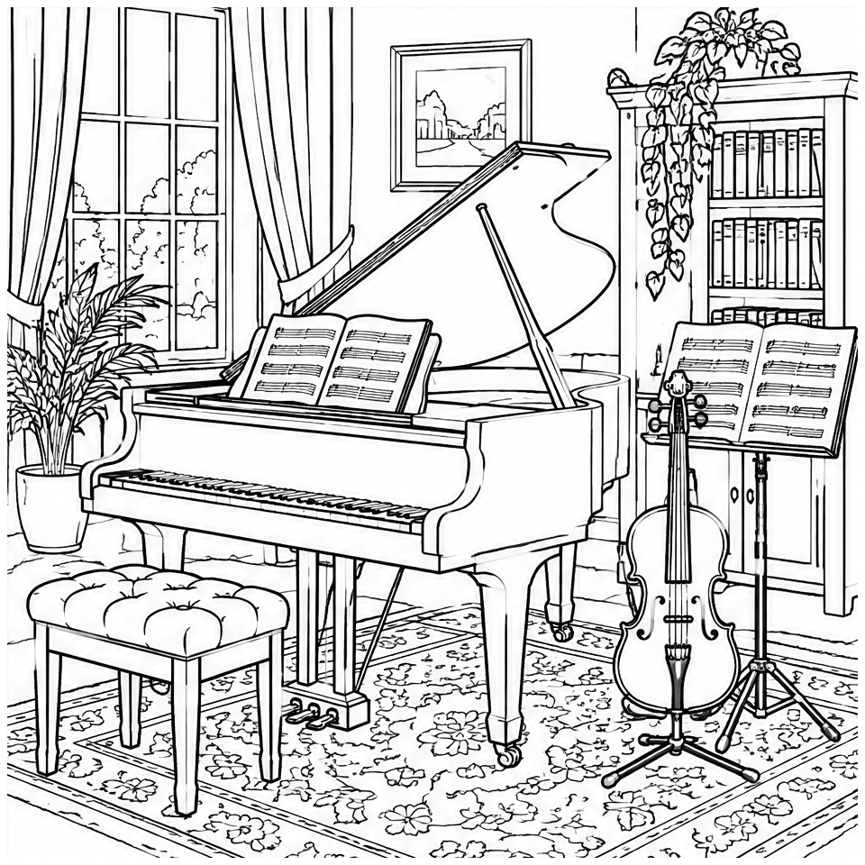 Piano Music Room