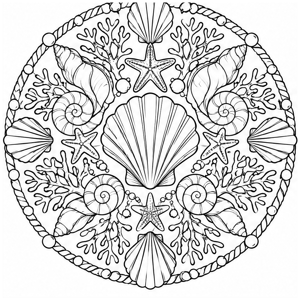 Seashell Mandala