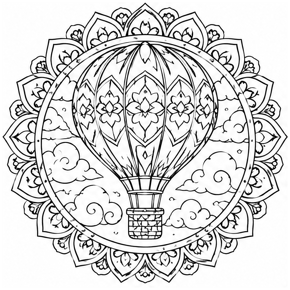 Balloon Sky Mandala