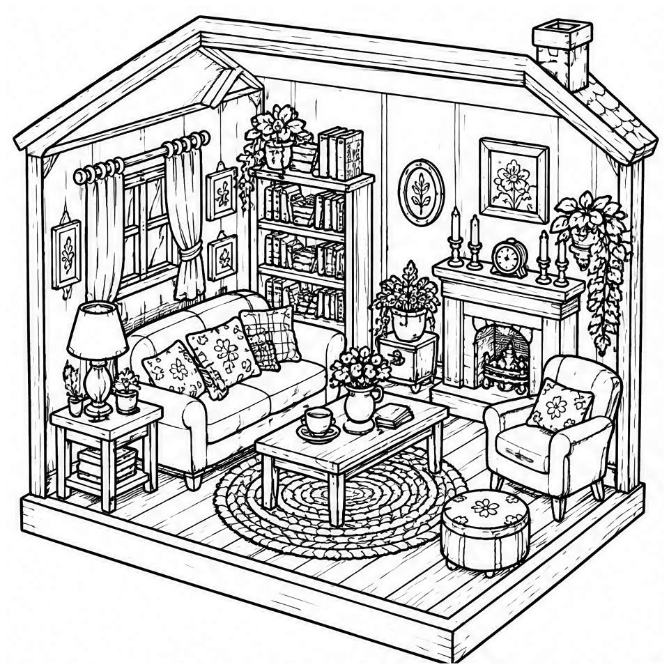 Dollhouse Living Room