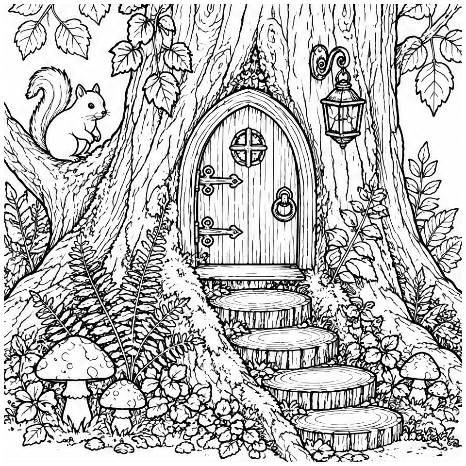 Fairy Tree Door