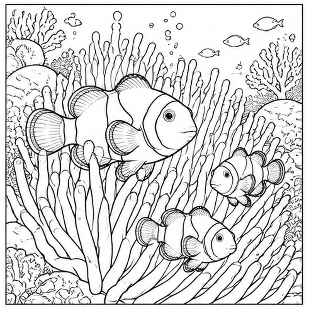 Clownfish Anemone Garden