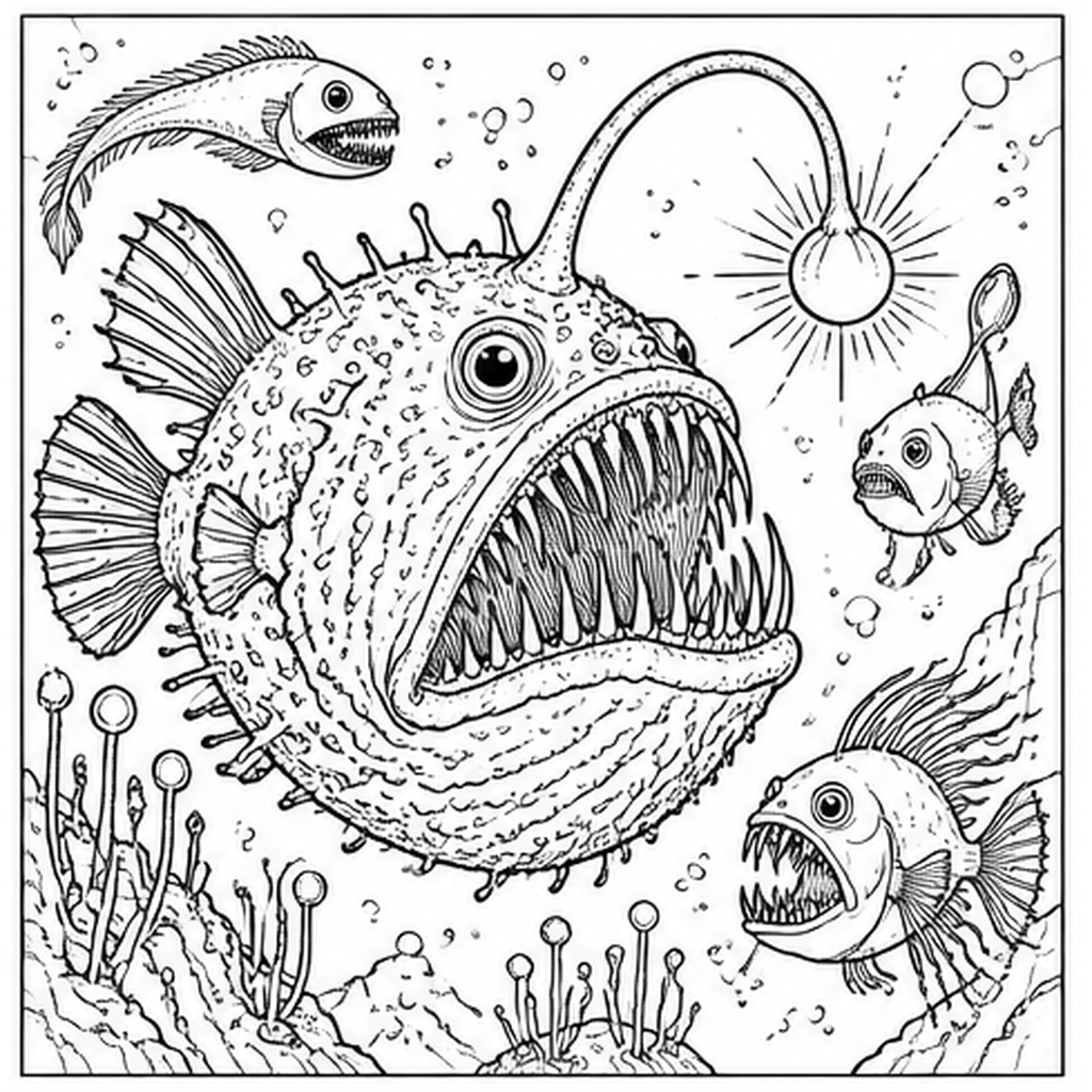 Anglerfish Midnight Glow