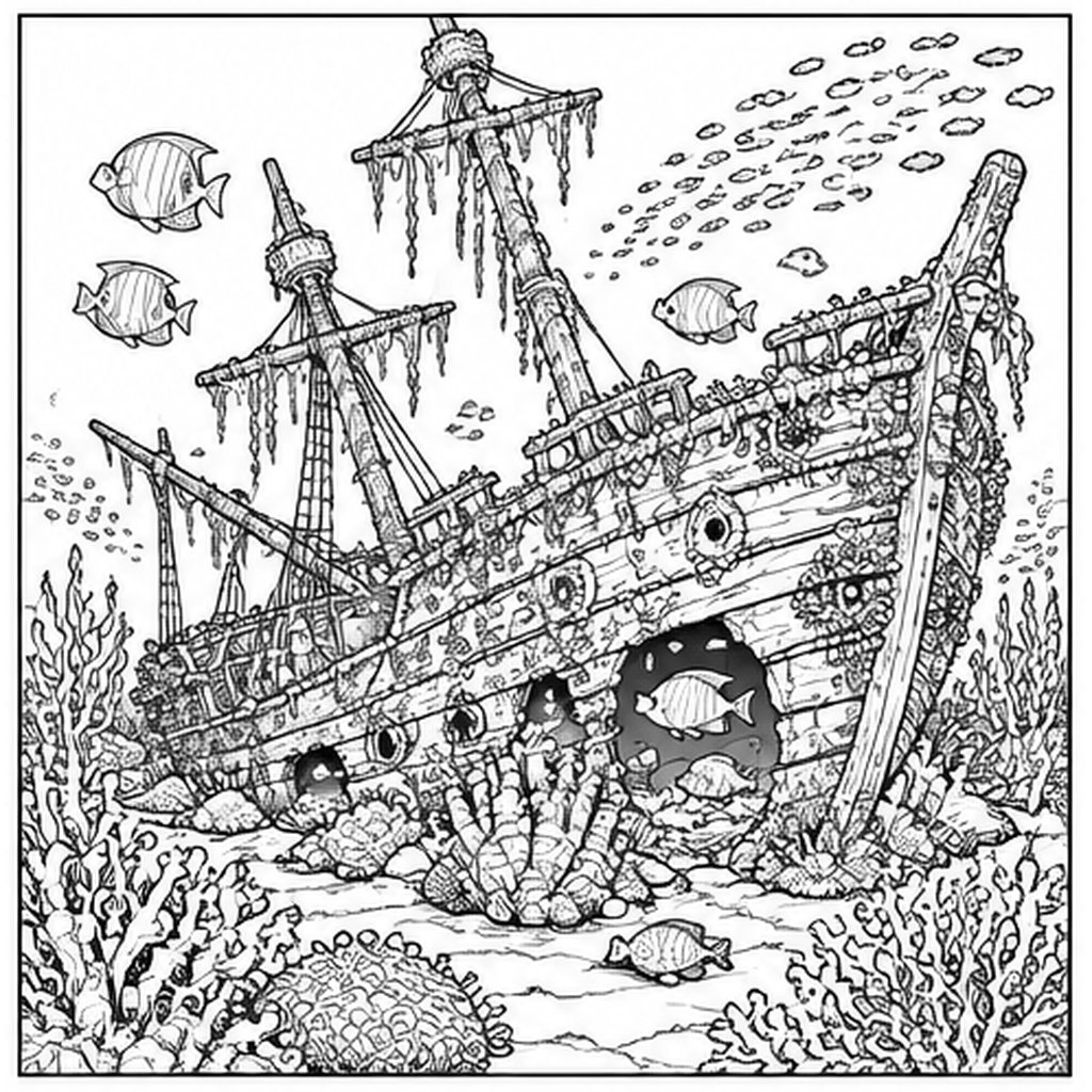 Coral Shipwreck