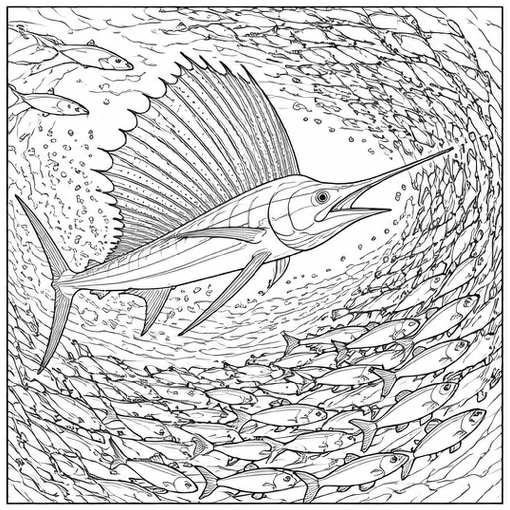 Sailfish and the Bait Ball
