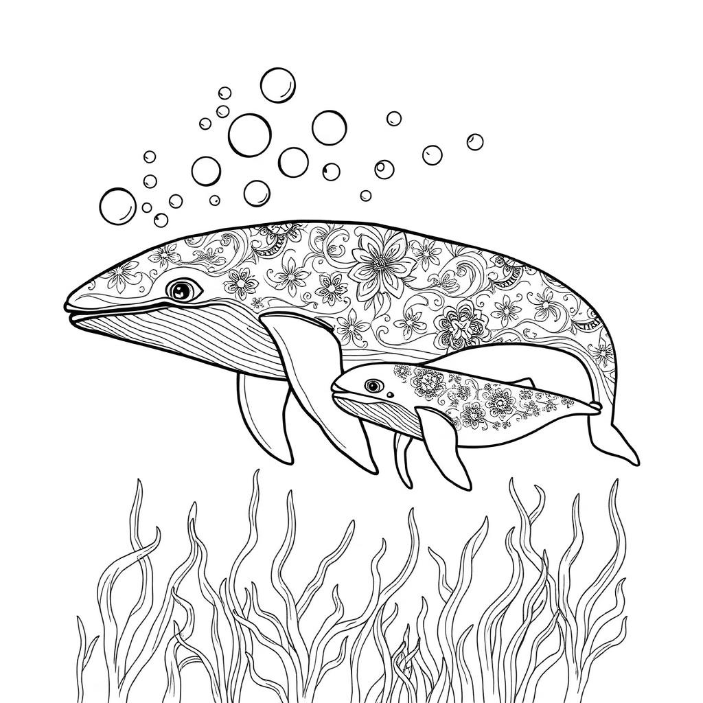 Whale and Calf