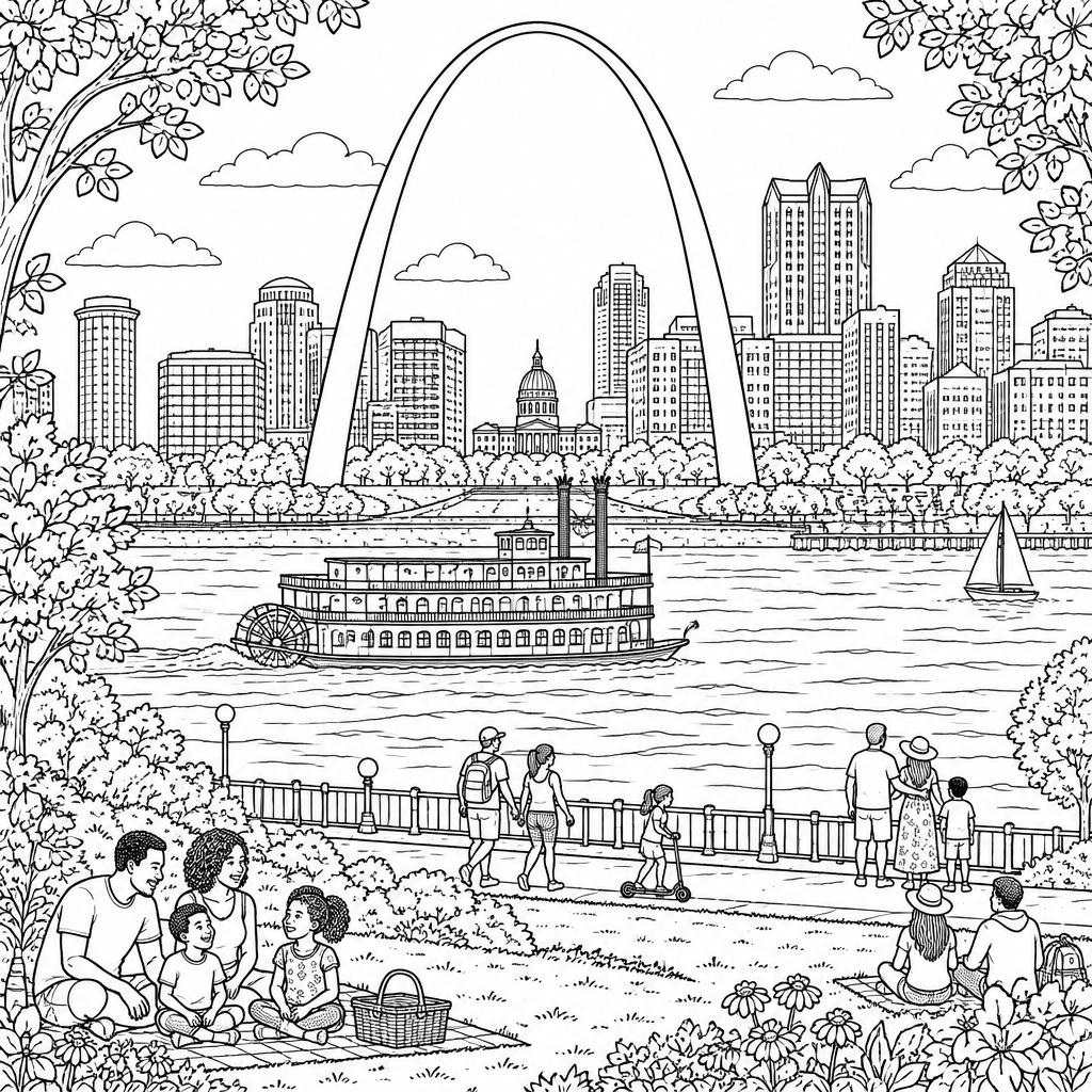 Gateway Arch and St. Louis Riverfront