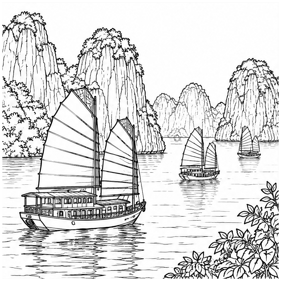 Ha Long Bay Junks