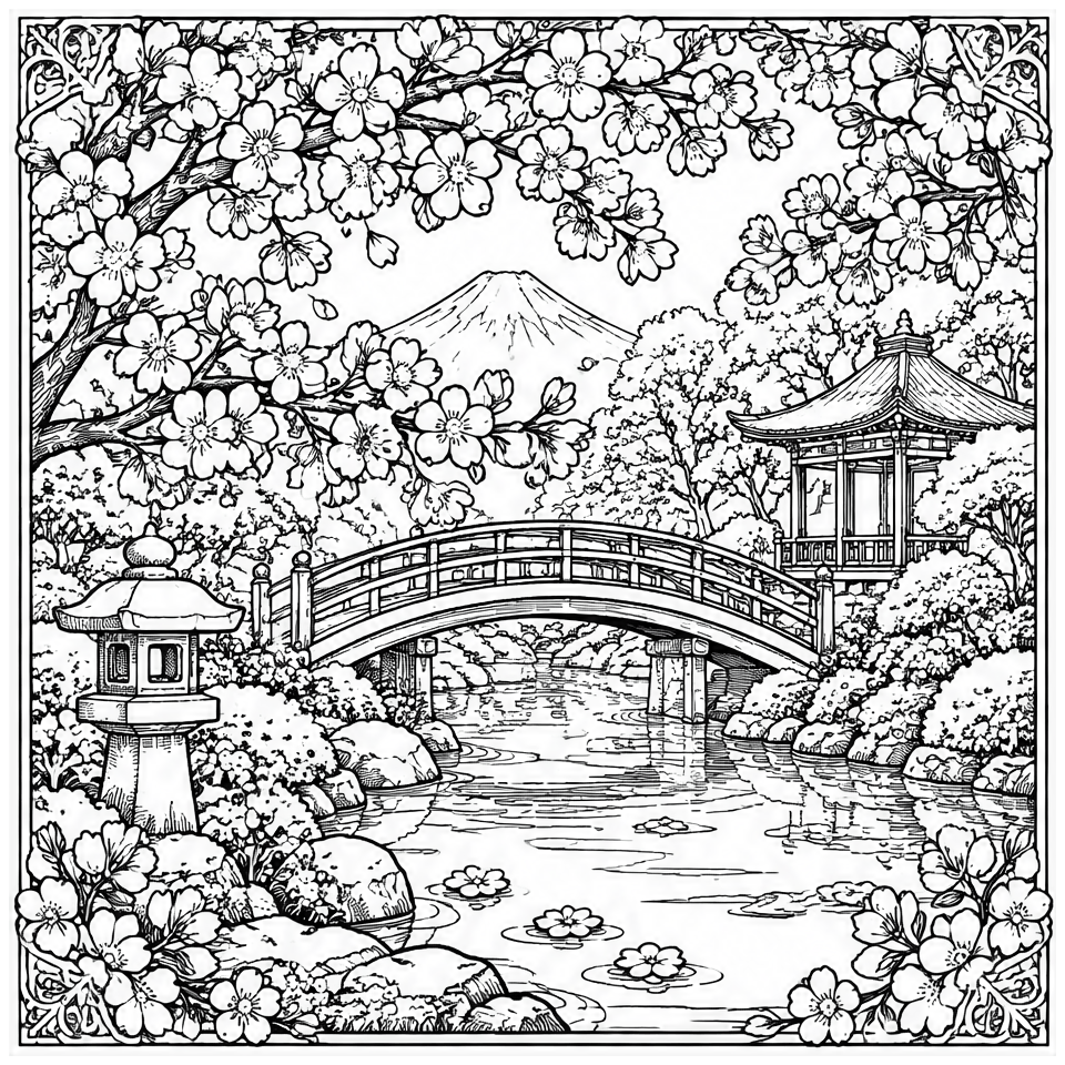 Blossom Garden Bridge