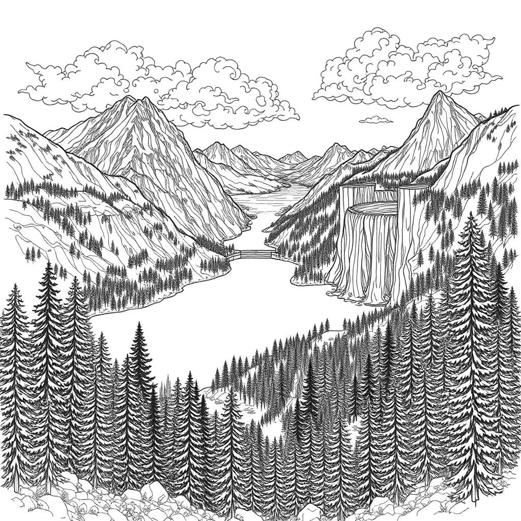 Alpine Lake Valley