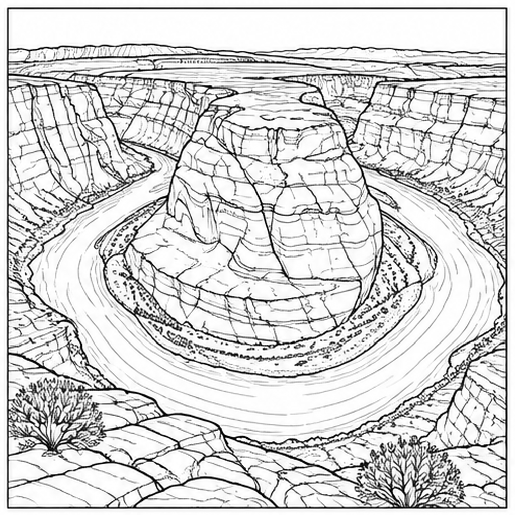 Canyon River Bend