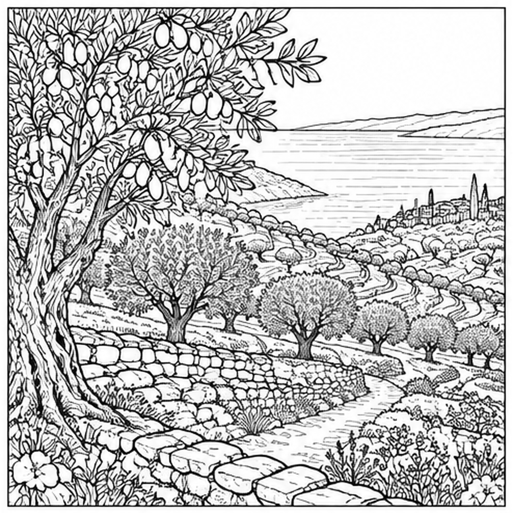 Mediterranean Olive Grove