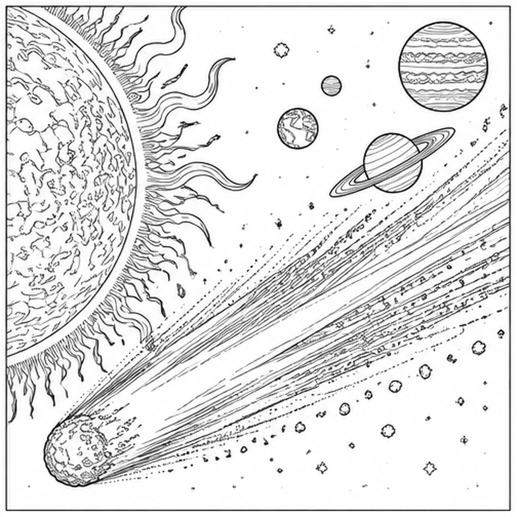 Comet by the Sun