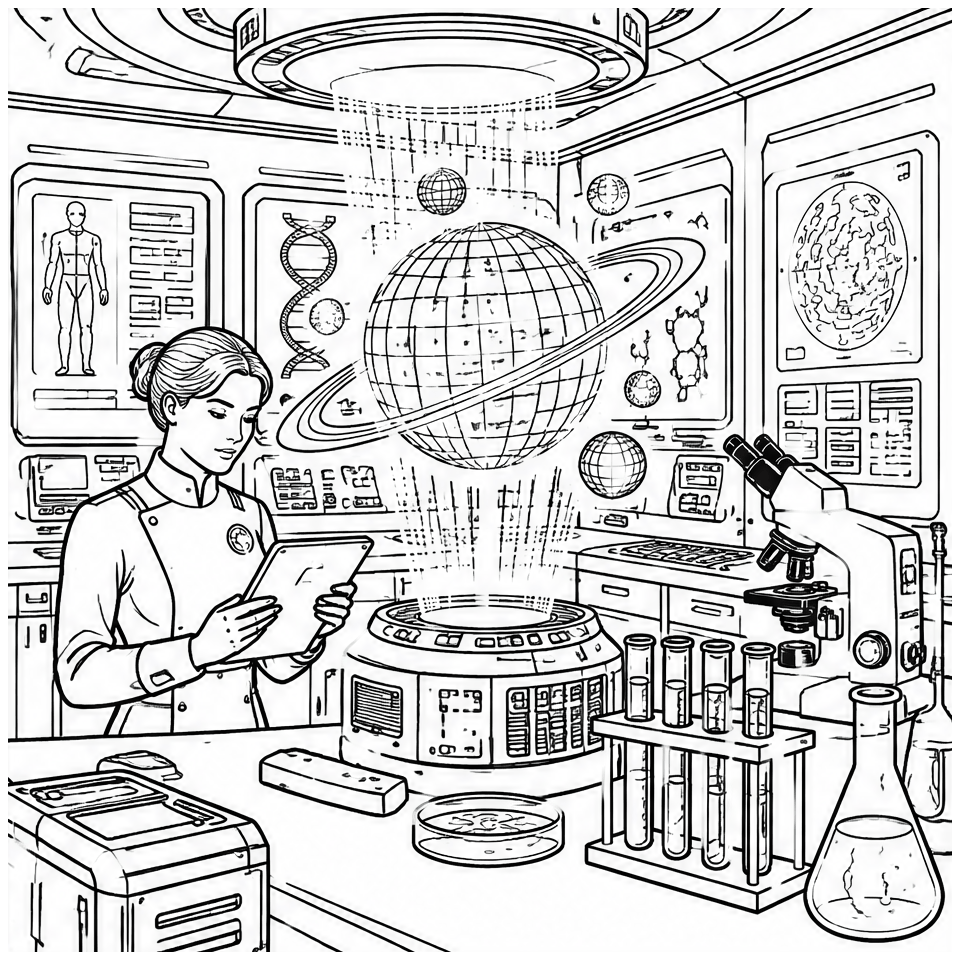Science Lab Hologram