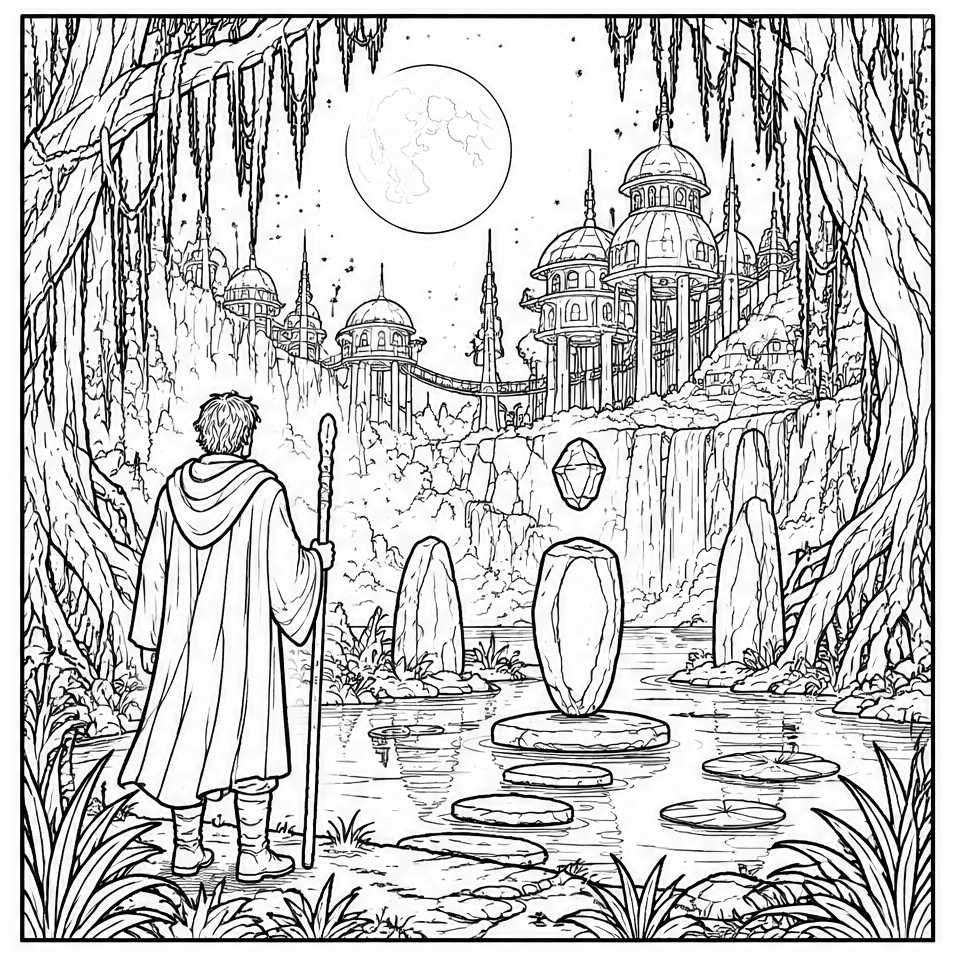Moonlit Training Garden