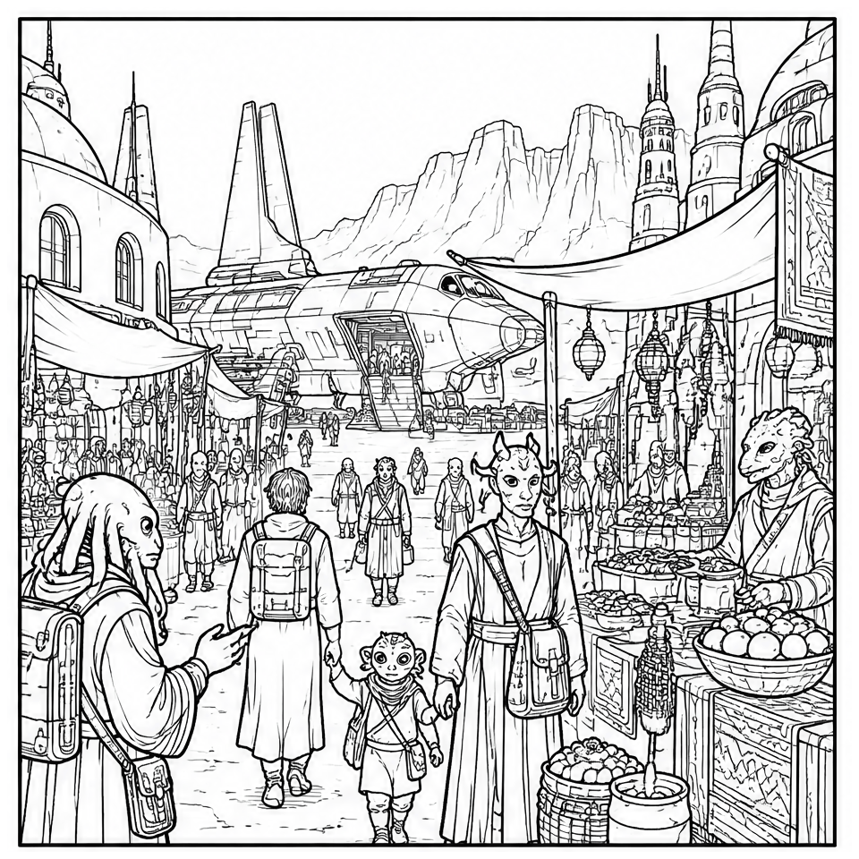 Desert Spaceport Market