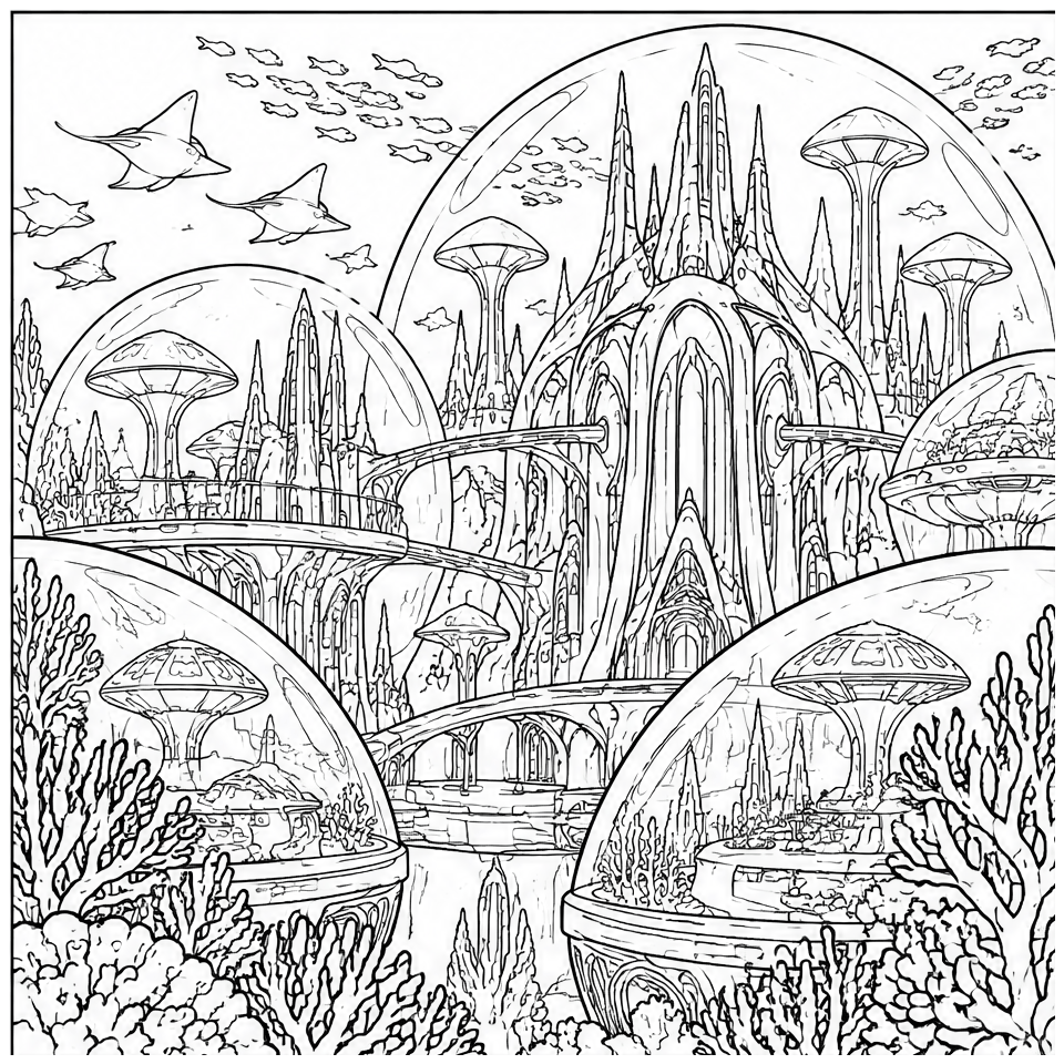 Underwater Dome City