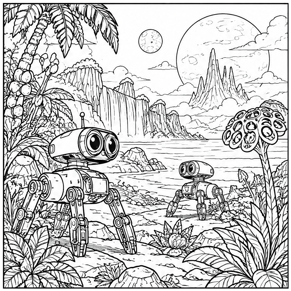 Tropical Exploration Moon