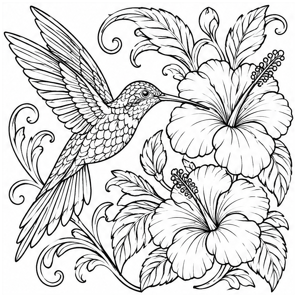 Hummingbird Hibiscus