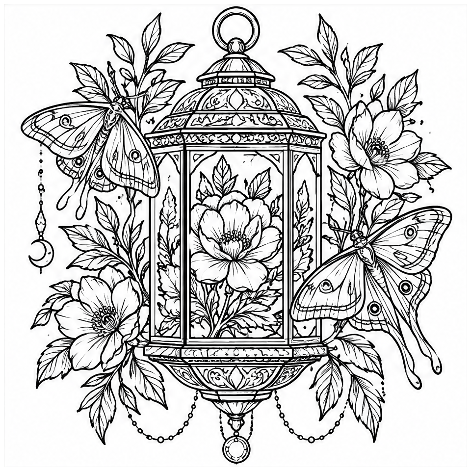 Garden Lantern Moths