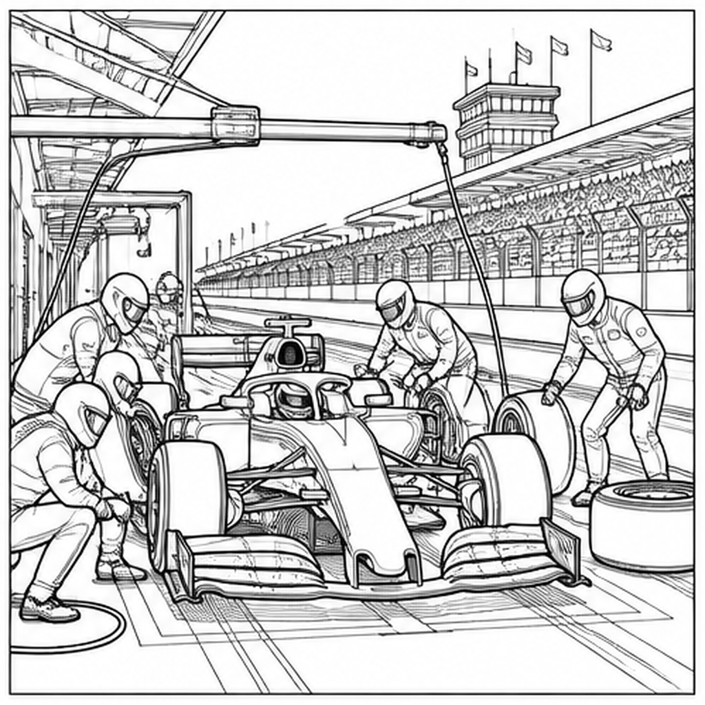 Race Car Pit Stop