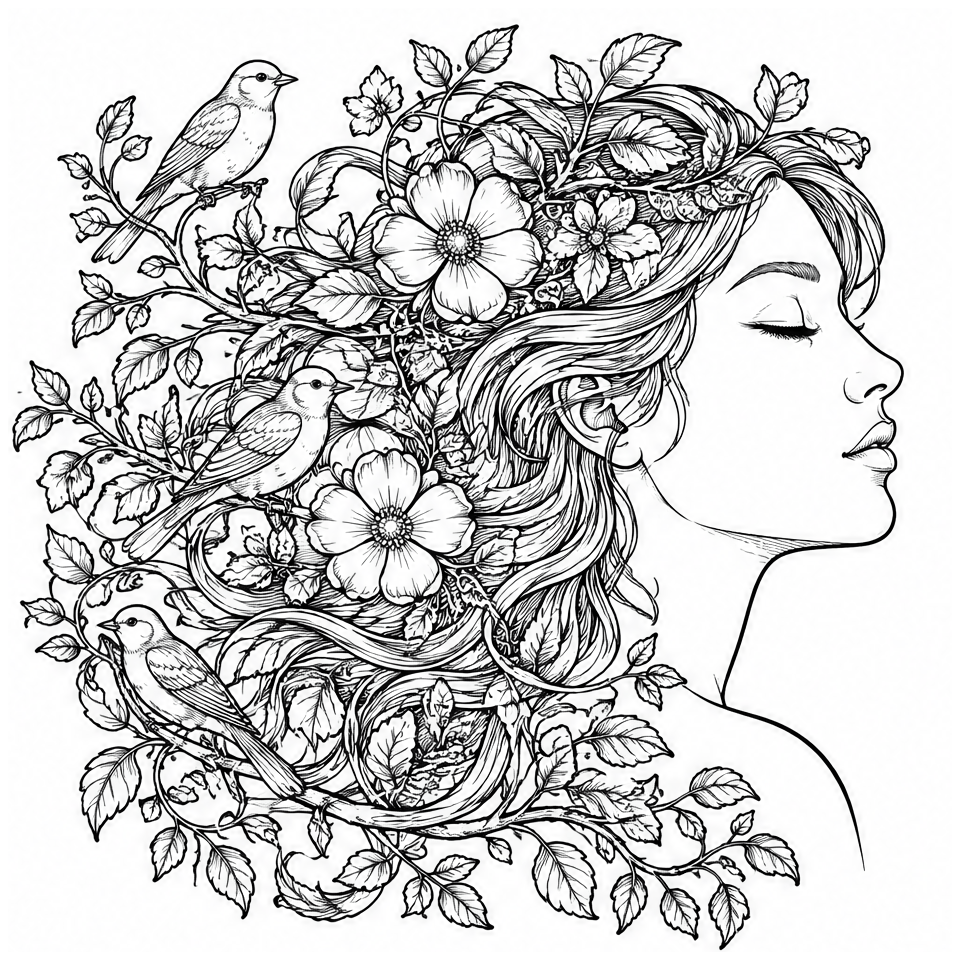 Garden in Her Hair